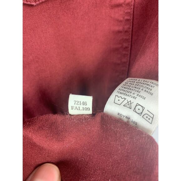 Royal Robins Button Down Shirt Men's Large Maroon RN 54226 CA 14980 - Picture 8 of 9